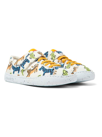 Camper Sneakers wit/geel