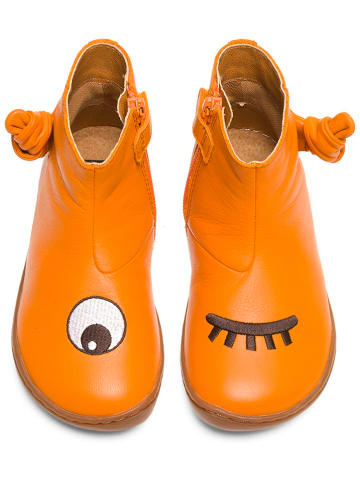 Camper Leren boots oranje