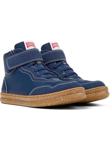 Camper Leren boots donkerblauw