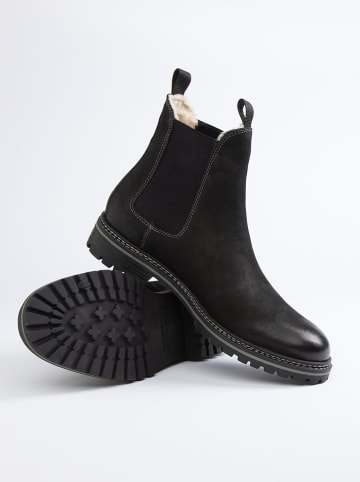 PAUL VESTERBRO Leder-Chelsea-Boots in Schwarz