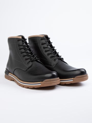PAUL VESTERBRO Leder-Boots in Schwarz