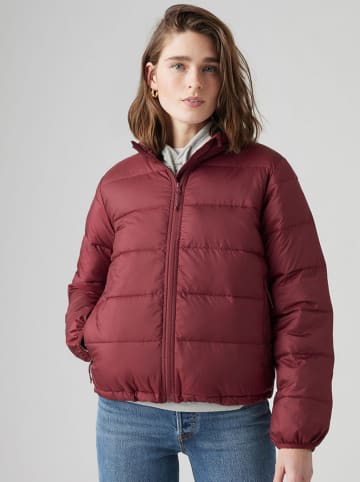 Levi's Doorgestikte jas "Piper Poly" donkerrood