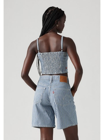 Levi's Top in Hellblau/ Weiß