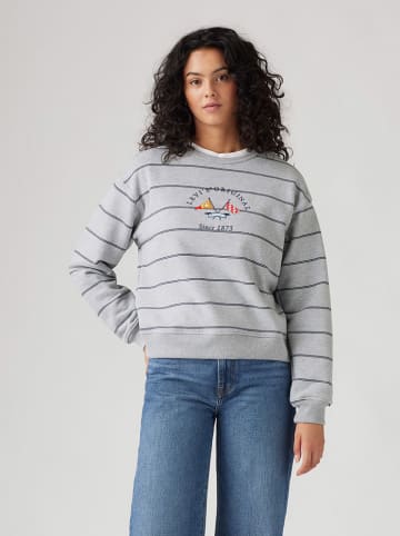 Levi's Sweatshirt in Hellgrau/ Dunkelblau