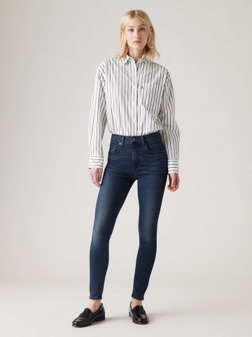 Levi's Spijkerbroek "721" - skinny fit - donkerblauw