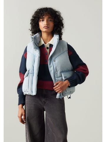 Levi's Donzen bodywarmer lichtblauw