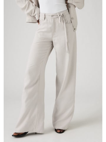 Levi's Spodnie - Comfort fit - w kolorze kremowym