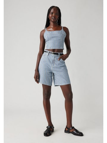 Levi's Short lichtblauw/wit
