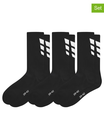erima 3er-Set: Socken "Wings" in Schwarz