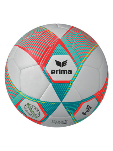 erima Fußball "Hybrid Lite 290" in Weiß/ Türkis/ Rot