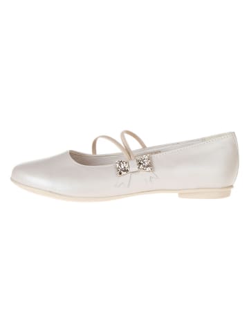 Primigi Leder-Ballerinas "Fantasy party" in Creme