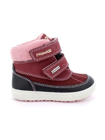 Primigi Leder-Ankle-Boots in Rot