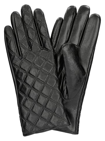 Wojas Skórzane rękawiczki w kolorze czarnym