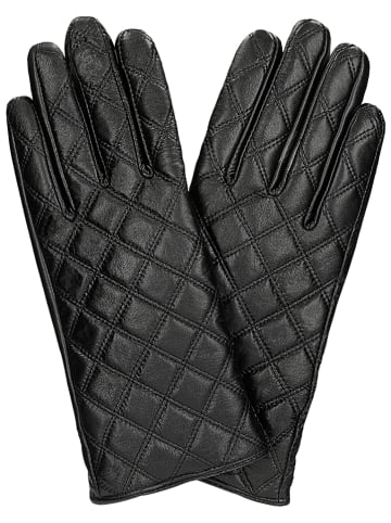 Wojas Skórzane rękawiczki w kolorze czarnym