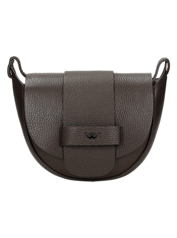 Wojas Leder-Umhängetasche in Braun - (B)16 x (H)21 x (T)7 cm