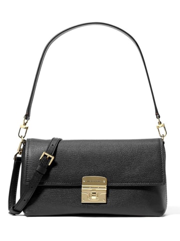 Michael Kors Leder-Schultertasche in Schwarz - (B)27 x (H)15 x (T)7 cm
