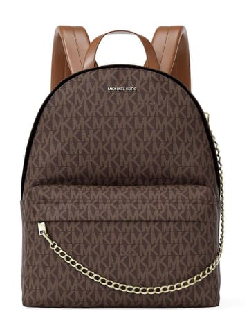Michael Kors Rucksack in Dunkelbraun - (B)27 x (H)34 x (T)15 cm