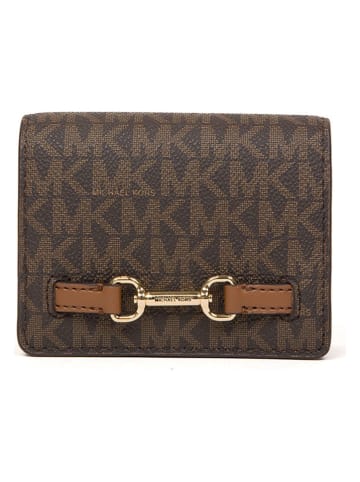 Michael Kors Geldbörse in Braun/ Hellbraun - (B)10 x (H)8 x (T)3 cm