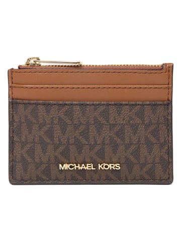 Michael Kors Geldbörse in Braun/ Hellbraun - (B)11 x (H)8 cm
