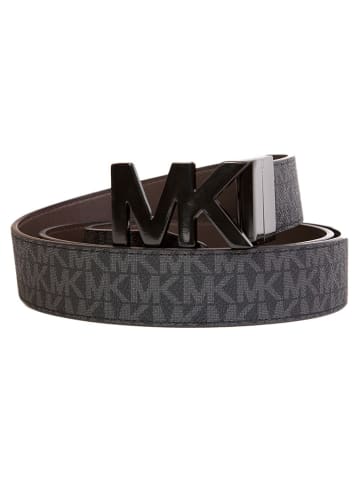 Michael Kors Wendegürtel in Schwarz/ Dunkelbraun