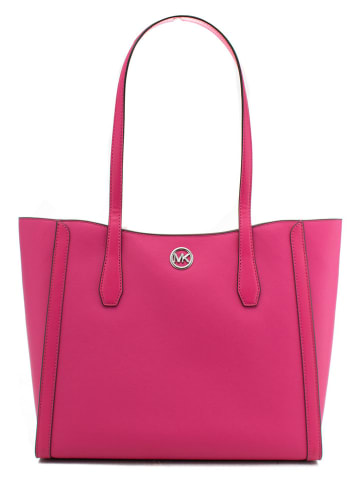 Michael Kors Leder-Schultertasche in Pink - (B)40 x (H)28 x (T)11 cm