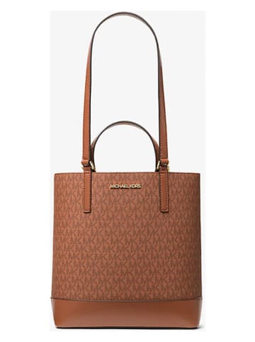 Michael Kors Skórzana torebka w kolorze karmelowym - 30 x 27 x 9 cm