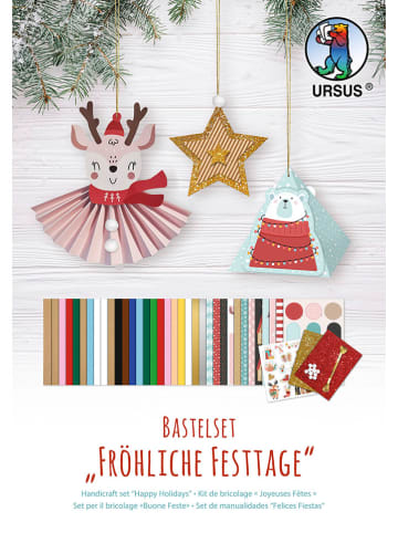 URSUS Bastelset "Fröhliche Festtage" in Bunt