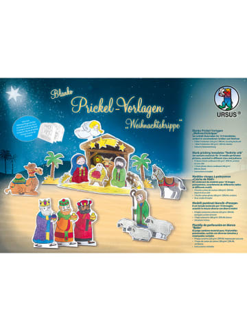 URSUS Blanko-Prickelvorlagen "Weihnachtskrippe"