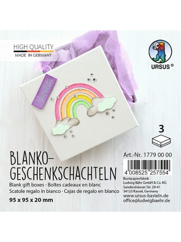 URSUS Blanko-Geschenkschachteln-Set in Weiß