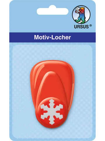 URSUS Motivstanzer "Schneeflocke" in Rot