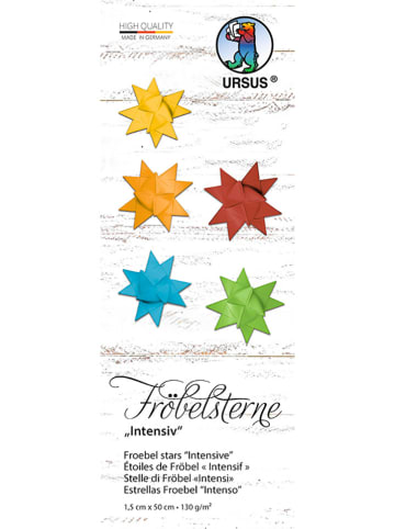 URSUS Fröbelstern-Bastelset "Intensiv" in Bunt