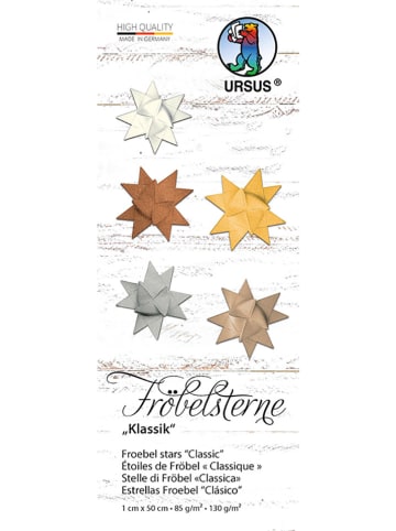 URSUS Fröbelstern-Bastelset "Klassik" in Bunt