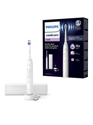 PHILIPS sonicare Schallzahnbürste "Philips Sonicare 6100" in Weiß