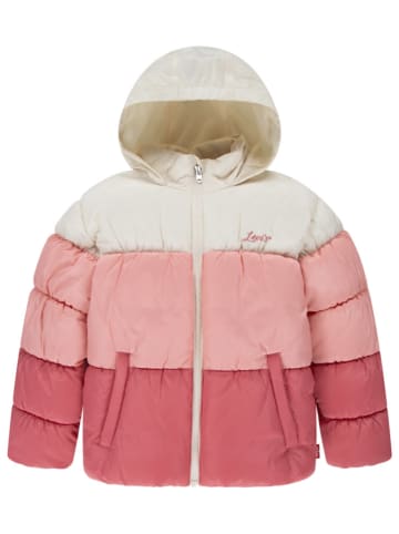 Levi's Kids Doorgestikte jas lichtroze/wit