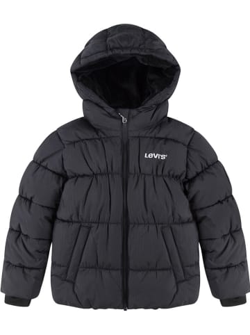 Levi's Kids Doorgestikte jas zwart