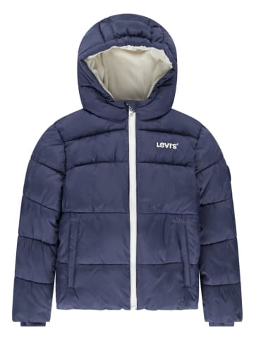 Levi's Kids Doorgestikte jas blauw