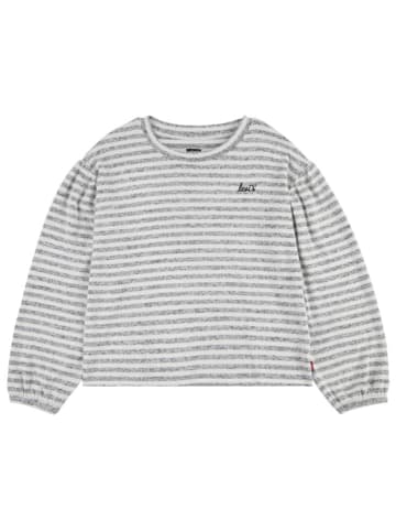 Levi's Kids Longsleeve antraciet/wit