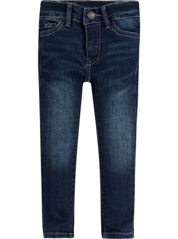 Levi's Kids Spijkerbroek - 710 super skinny fit - donkerblauw