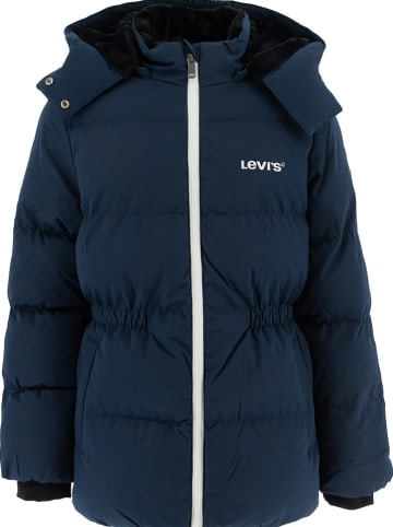 Levi's Kids Doorgestikte jas donkerblauw