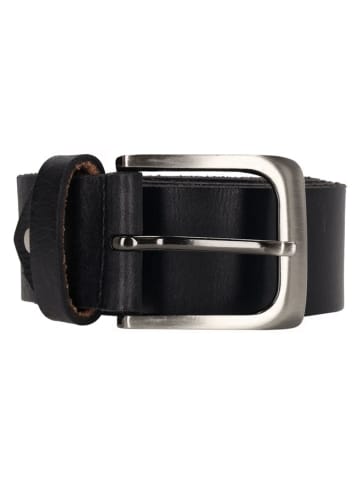 HIDE & STITCHES Leder-Gürtel "Frisco" in Schwarz
