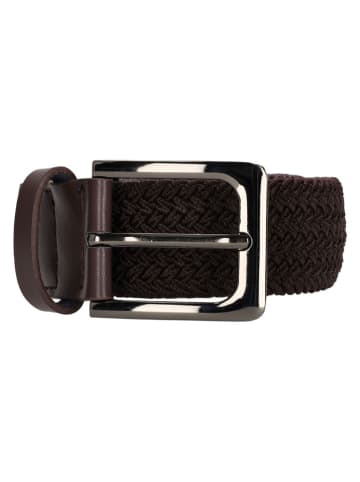 HIDE & STITCHES Riem "Santa Fe" donkerbruin