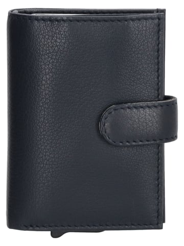 Bags selection Leren pasetui donkerblauw - (B)7,2 x (H)10 x (D)2 cm