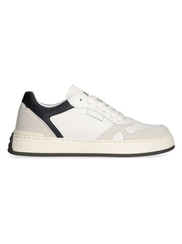 Liu Jo Leder-Sneakers in Weiß/ Schwarz