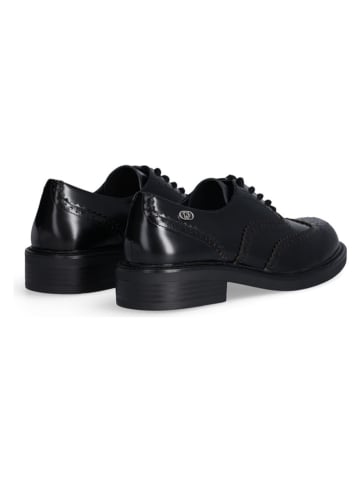 Liu Jo Leder-Schnürschuhe "Elisa" in Schwarz