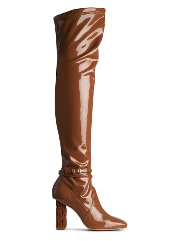 Liu Jo Overknee laarzen lichtbruin