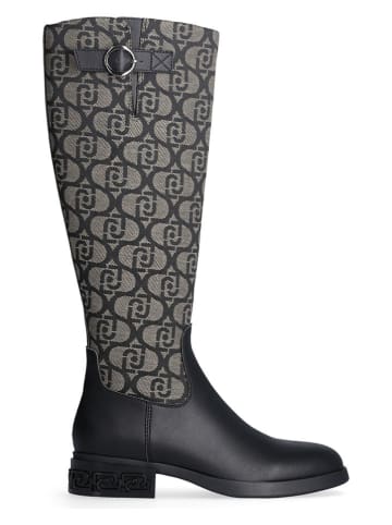 Liu Jo Stiefel in Schwarz/ Beige