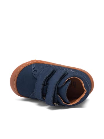 bisgaard Leder-Barfußschuhe "Hale" in Dunkelblau
