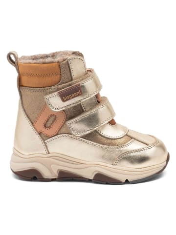 bisgaard Leder-Winterstiefel "Marius" in Gold