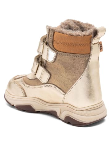bisgaard Leder-Winterstiefel "Marius" in Gold