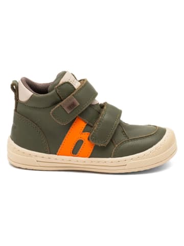 bisgaard Leder-Sneakers "Dylan" in Grün